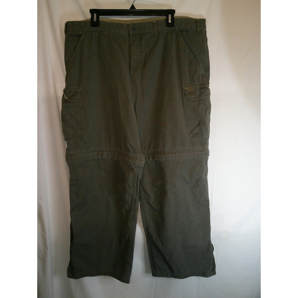 Guide Series Mens 42x30 Convertible Cargo Pants‎ Zip Off Hiking Olive